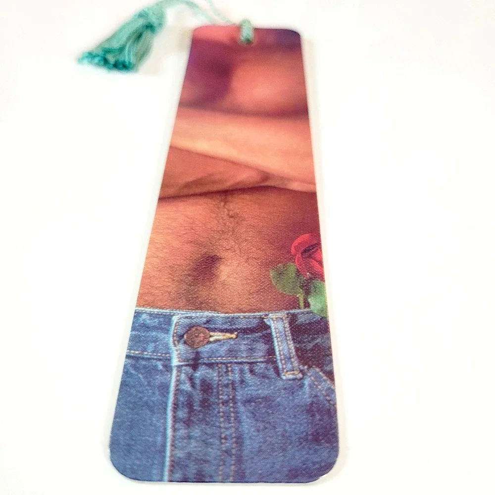 Vintage 80s Romantic Man Bookmark sexy Patterson Graphics Antioch Photique H-934